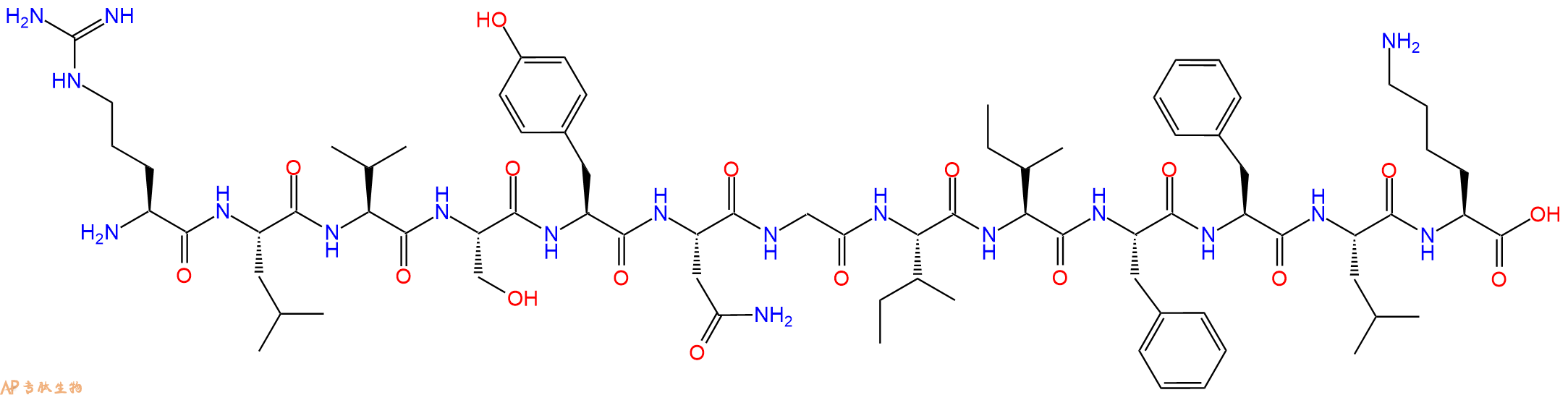 专肽生物产品CD44v3和CD44v6靶向肽：A5G27