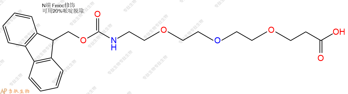 专肽生物产品Fmoc-PEG3-CH2CH2COOH