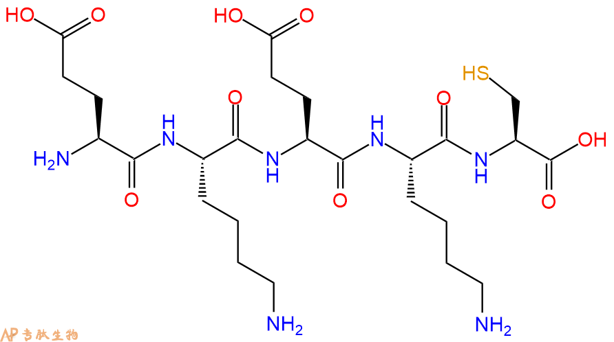 专肽生物产品H2N-Glu-Lys-Glu-Lys-Cys-OH