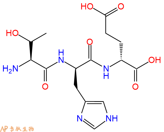专肽生物产品H2N-Thr-DHis-DGlu-OH