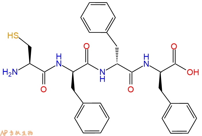 专肽生物产品H2N-Cys-DPhe-DPhe-DPhe-OH