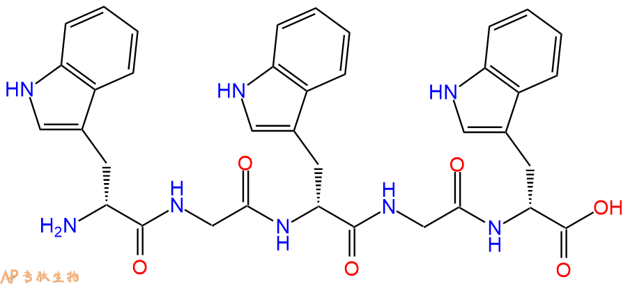 专肽生物产品H2N-DTrp-Gly-DTrp-Gly-DTrp-OH