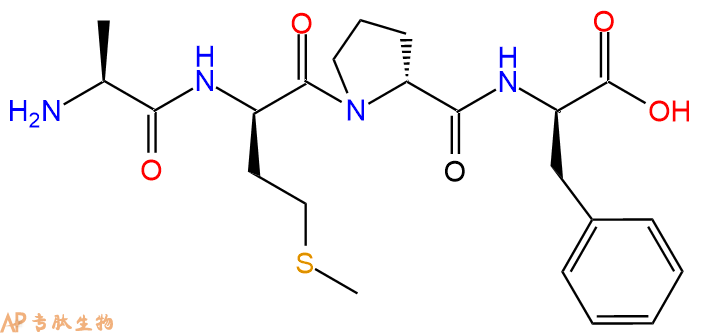 专肽生物产品H2N-Ala-DMet-DPro-DPhe-OH