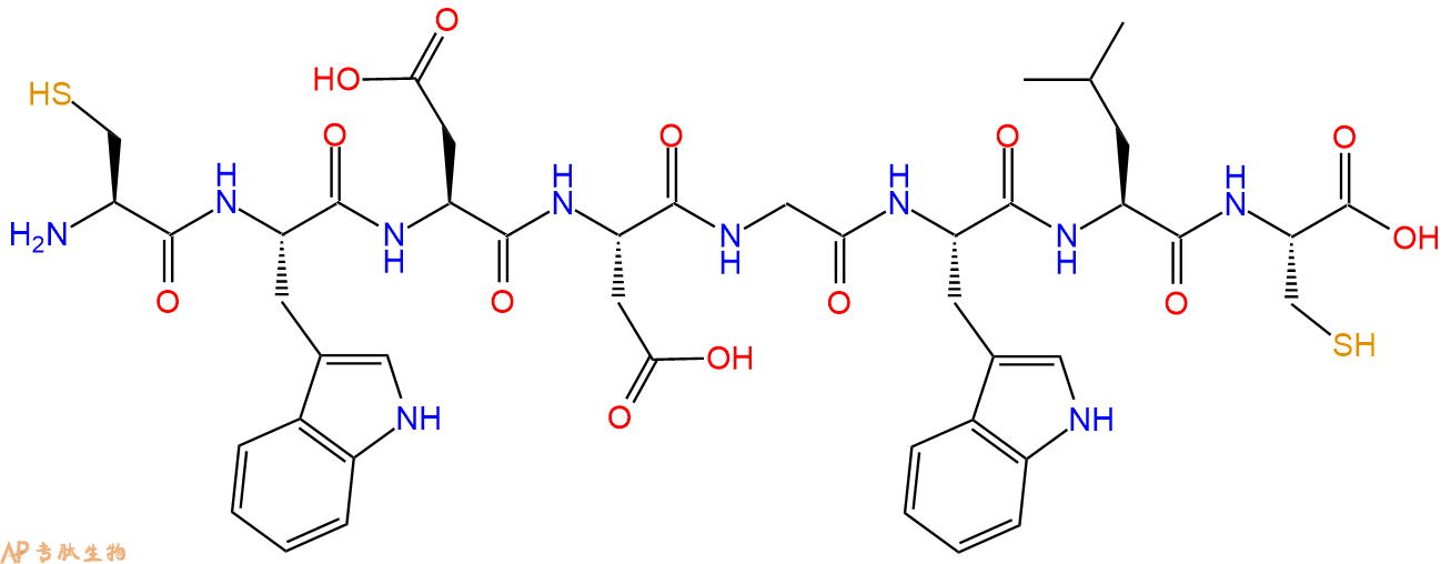 专肽生物产品H2N-Cys-Trp-Asp-Asp-Gly-Trp-Leu-Cys-OH