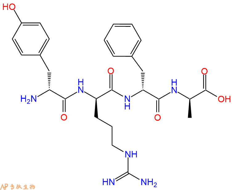 专肽生物产品H2N-DTyr-DArg-DPhe-DAla-OH