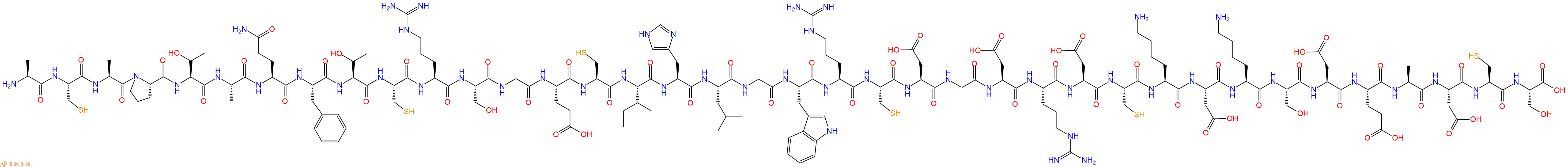 专肽生物产品H2N-Ala-Cys-Ala-Pro-Thr-Ala-Gln-Phe-Thr-Cys-Arg-Ser-Gly-Glu-Cys-Ile-His-Leu-Gly-Trp-Arg-Cys-Asp-Gly-Asp-Arg-Asp-Cys-Lys-Asp-Lys-Ser-Asp-Glu-Ala-Asp-Cys-Ser-OH