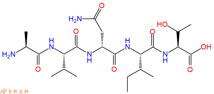 专肽生物产品H2N-Ala-Val-DAsn-Ile-Thr-OH