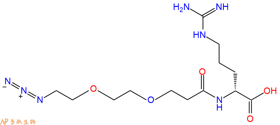 专肽生物产品Azido-PEG2-CH2CH2CO-DArg