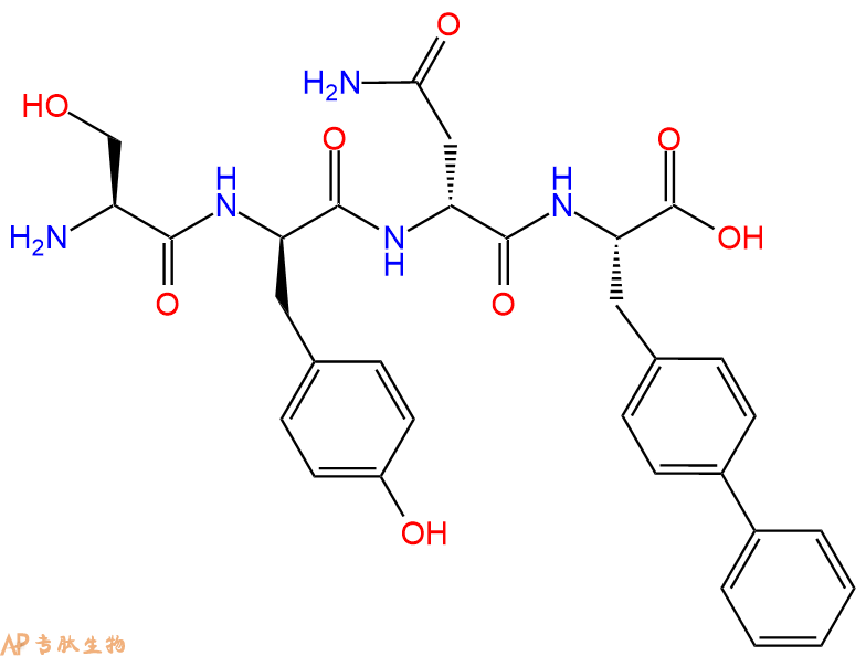 专肽生物产品H2N-Ser-DTyr-DAsn-Bip-OH
