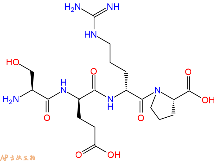 专肽生物产品H2N-Ser-DGlu-DArg-Pro-OH