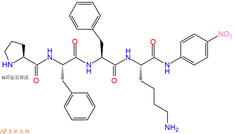 专肽生物产品H2N-Pro-Phe-Phe-Lys-pNA