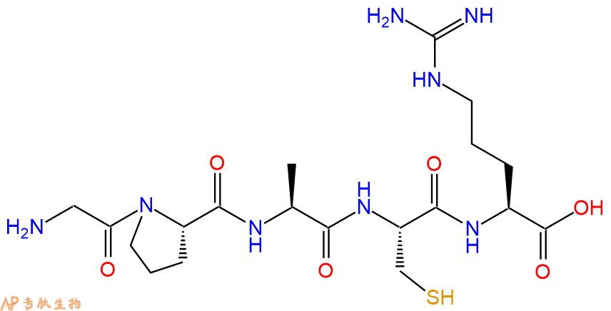 专肽生物产品H2N-Gly-Pro-Ala-Cys-Arg-OH