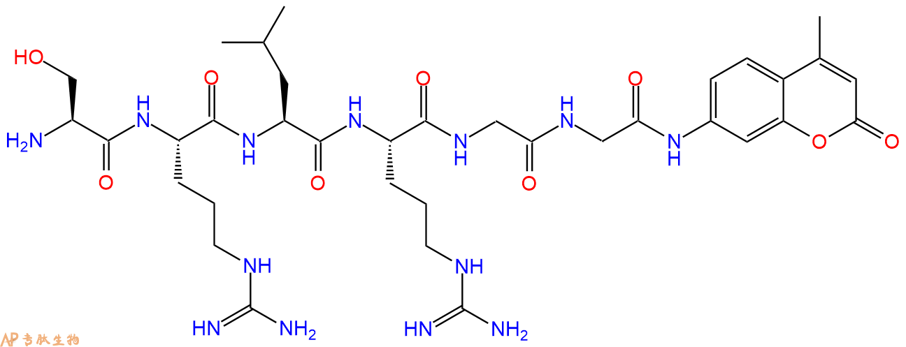 专肽生物产品H2N-Ser-Arg-Leu-Arg-Gly-Gly-AMC