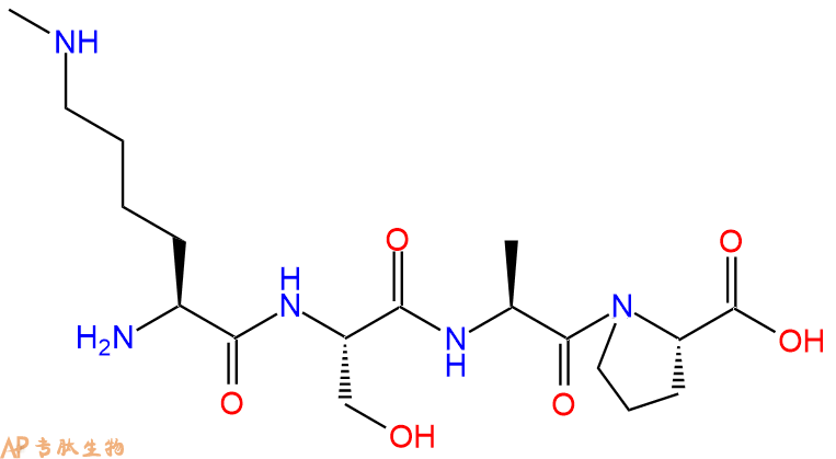 专肽生物产品H2N-Lys(Me)-Ser-Ala-Pro-OH