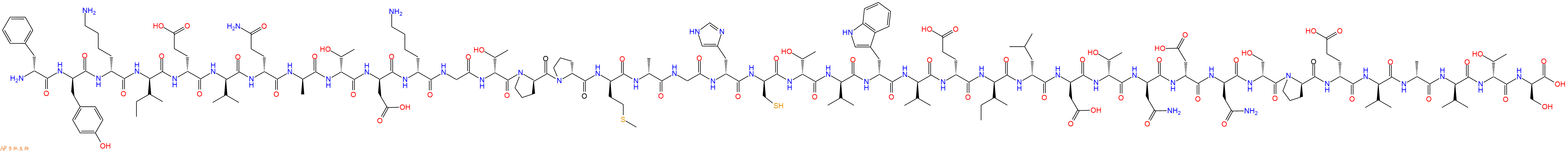 专肽生物产品H2N-DPhe-DTyr-DLys-DIle-DGlu-DVal-DGln-DAla-DThr-DAsp-DLys-Gly-DThr-DPro-DPro-DMet-DAla-Gly-DHis-DCys-DThr-DVal-DTrp-DVal-DGlu-DIle-DLeu-DAsp-DThr-DAsn-DAsp-DAsn-DSer-DPro-DGlu-DVal-DAla-DVal-DThr-DSer-OH