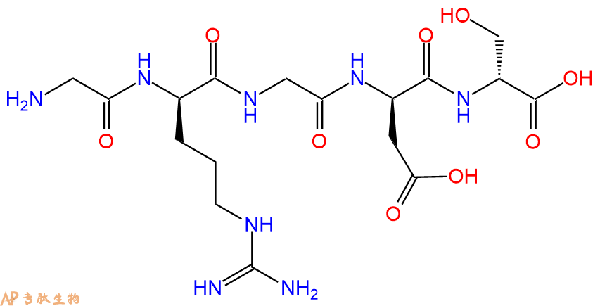 专肽生物产品H2N-Gly-DArg-Gly-DAsp-DSer-OH