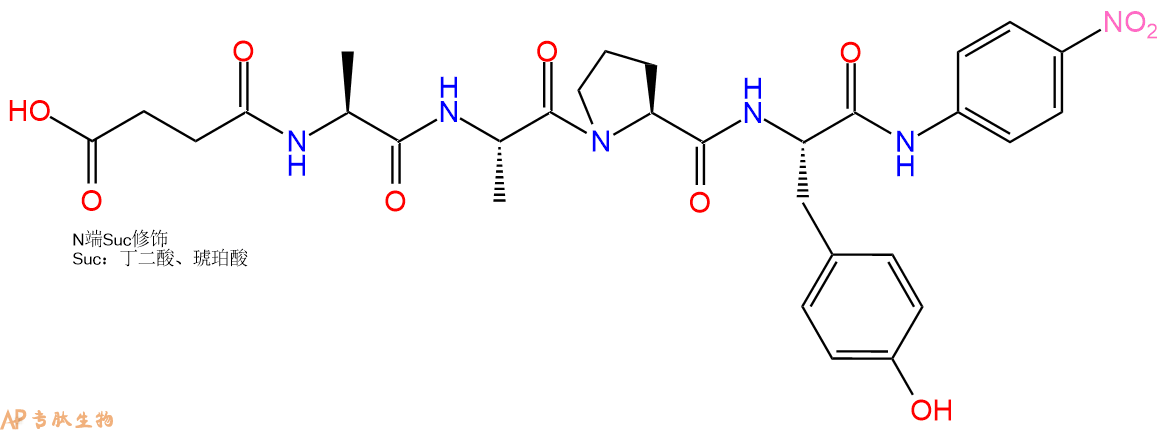 专肽生物产品Suc-Ala-Ala-Pro-Tyr-pNA