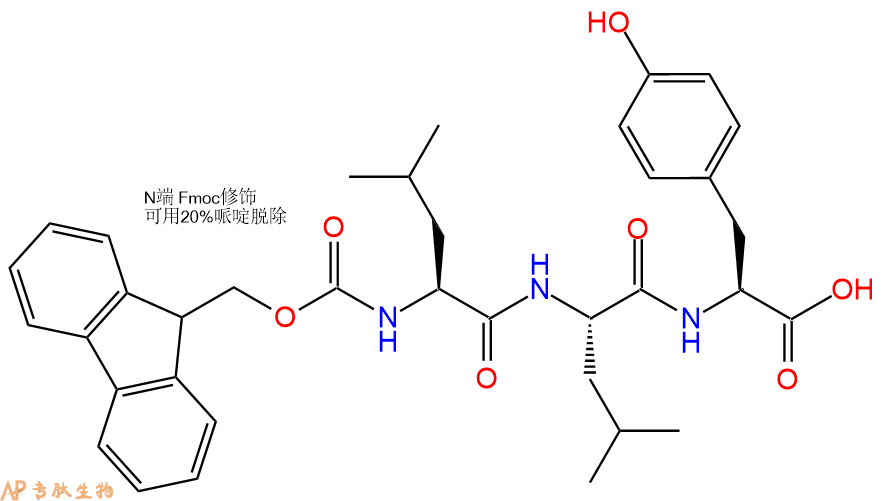 专肽生物产品Fmoc-Leu-Leu-Tyr-OH