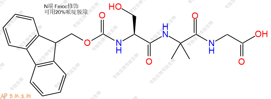 专肽生物产品Fmoc-Ser-Aib-Gly-OH