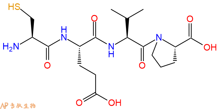 专肽生物产品H2N-Cys-Glu-Val-Pro-OH