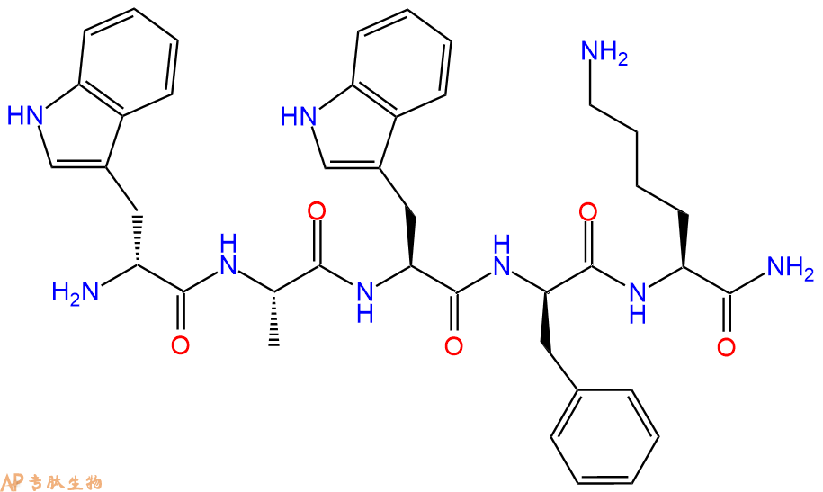 专肽生物产品H2N-DTrp-Ala-Trp-DPhe-Lys-NH2