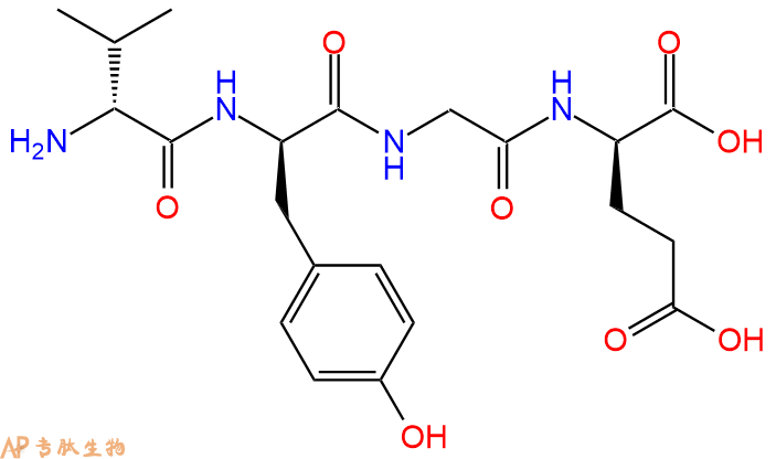 专肽生物产品H2N-DVal-DTyr-Gly-DGlu-OH