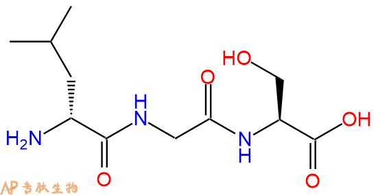 专肽生物产品H2N-DLeu-Gly-Ser-OH