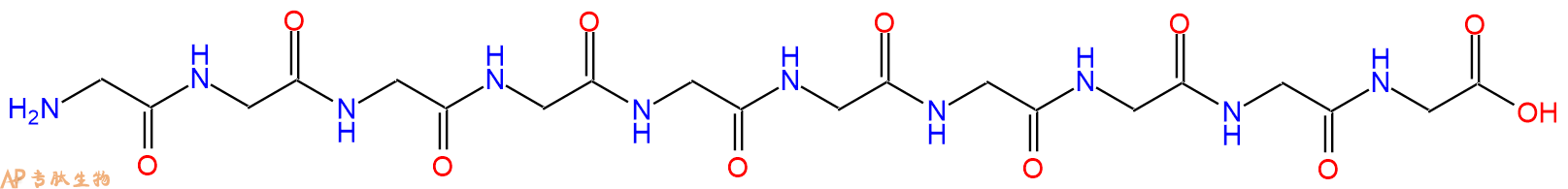 专肽生物产品H2N-Gly-Gly-Gly-Gly-Gly-Gly-Gly-Gly-Gly-Gly-OH