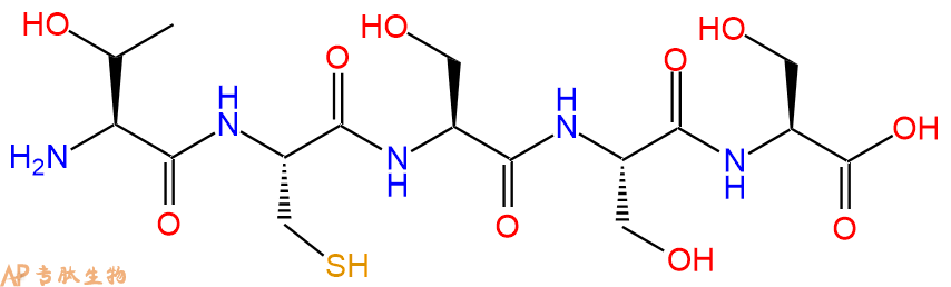 专肽生物产品H2N-Thr-Cys-Ser-Ser-Ser-OH
