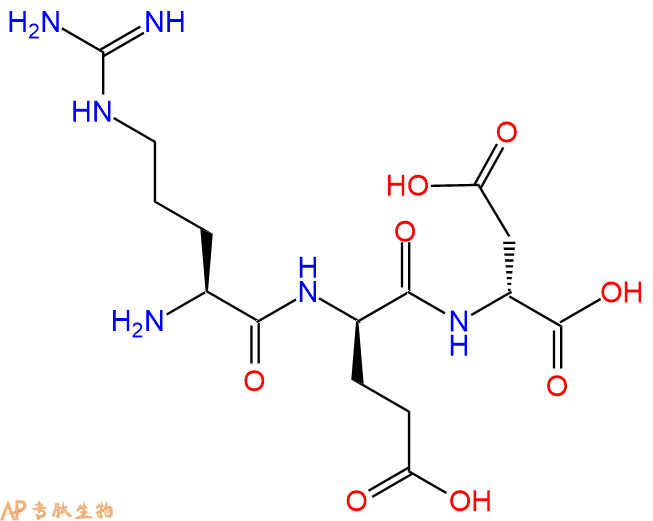 专肽生物产品H2N-Arg-DGlu-DAsp-OH