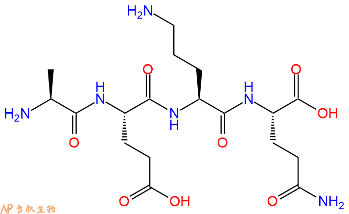 专肽生物产品H2N-Ala-Glu-Orn-Gln-OH