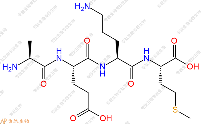 专肽生物产品H2N-Ala-Glu-Orn-Met-OH