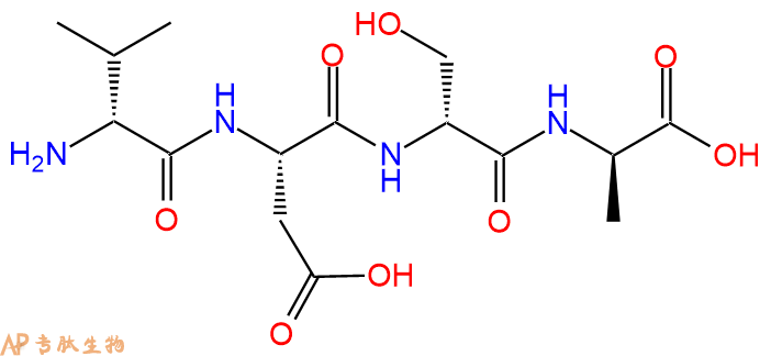专肽生物产品H2N-DVal-Asp-DSer-DAla-OH