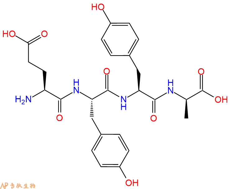 专肽生物产品H2N-Glu-Tyr-Tyr-DAla-OH