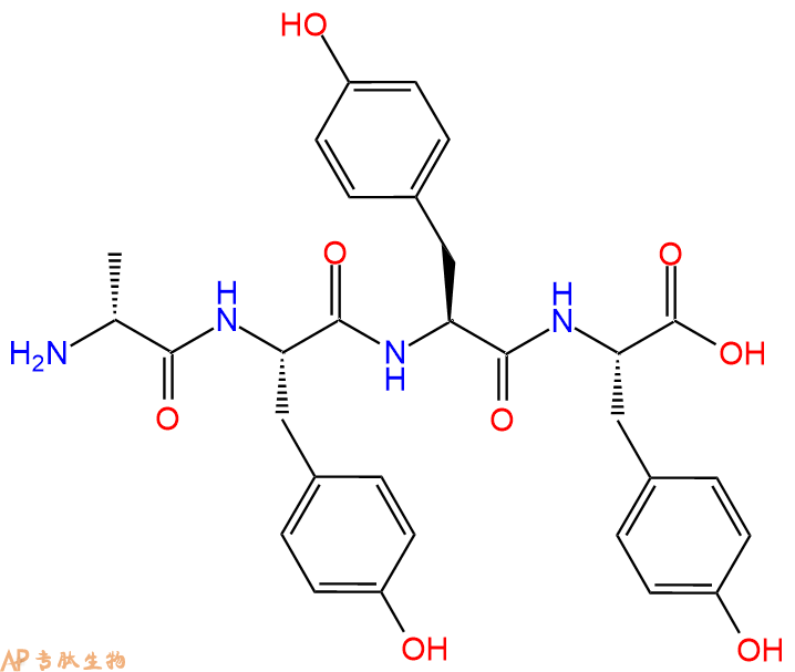 专肽生物产品H2N-DAla-Tyr-Tyr-Tyr-OH