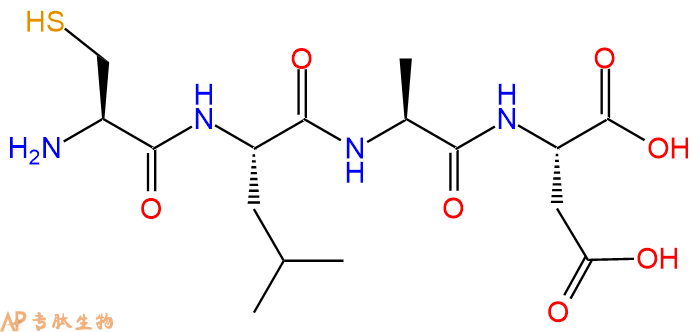 专肽生物产品H2N-Cys-Leu-Ala-Asp-OH
