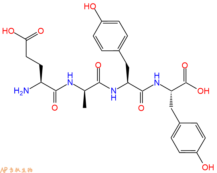 专肽生物产品H2N-Glu-DAla-Tyr-Tyr-OH