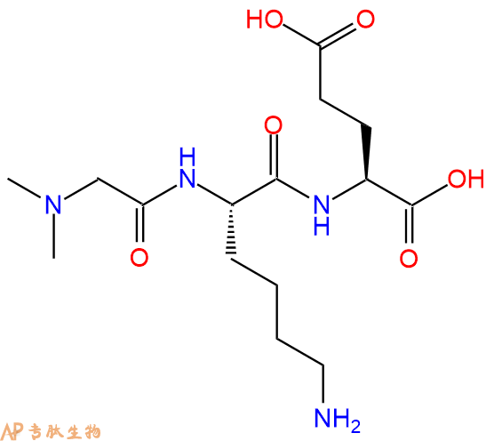 专肽生物产品H2N-Sar-Lys-Glu-OH