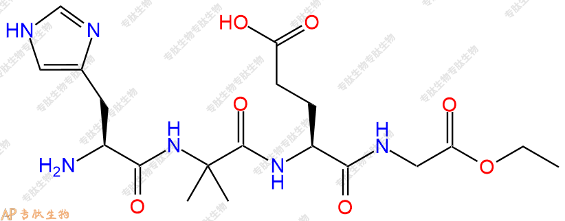 专肽生物产品H2N-His-Aib-Glu-Gly-OEt