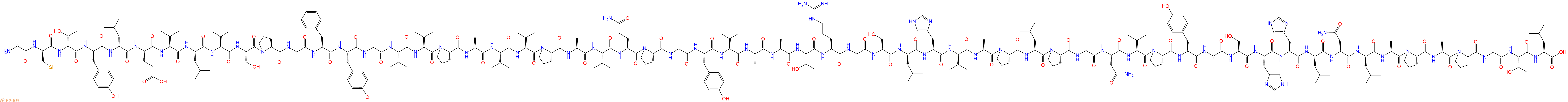 专肽生物产品H2N-DAla-DCys-DThr-DTyr-DLeu-Glu-Val-Leu-Val-Ser-Pro-Ala-Phe-Tyr-Gly-Val-Val-Pro-Ala-Val-Val-Pro-Ala-Val-Gln-Pro-Gly-Tyr-Val-Ala-Ala-Thr-Arg-Gly-Ser-Leu-His-Val-Ala-Pro-Leu-Pro-Gly-Asn-Val-Pro-Tyr-Ala-Ser-His-His-Leu-Asn-Leu-Ala-Pro-Ala-Pro-Gly-Thr-Leu-OH