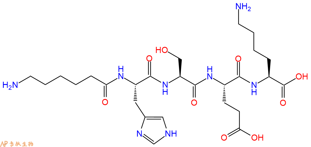 专肽生物产品H2N-Ahx-His-Ser-Glu-Lys-OH