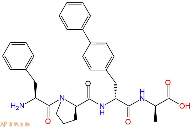 专肽生物产品H2N-Phe-DPro-DBip-DAla-OH