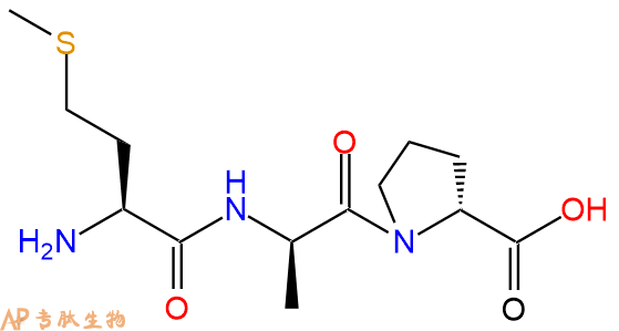 专肽生物产品H2N-Met-DAla-DPro-OH