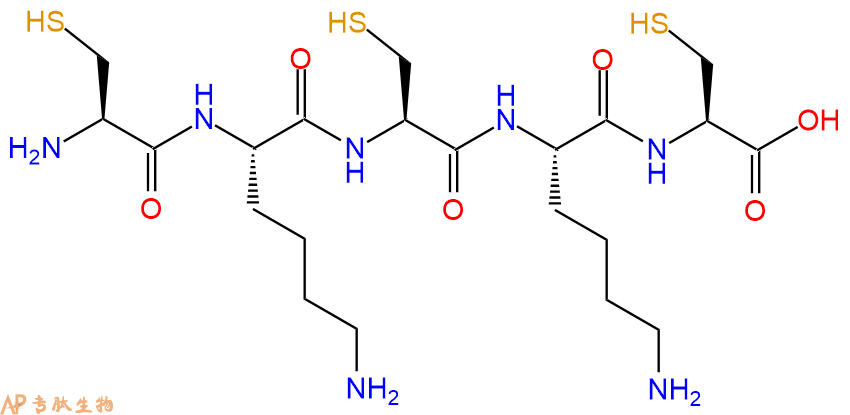 专肽生物产品H2N-Cys-Lys-Cys-Lys-Cys-OH