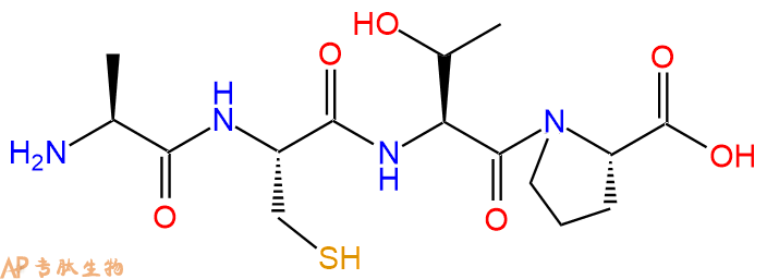 专肽生物产品H2N-Ala-Cys-Thr-Pro-OH