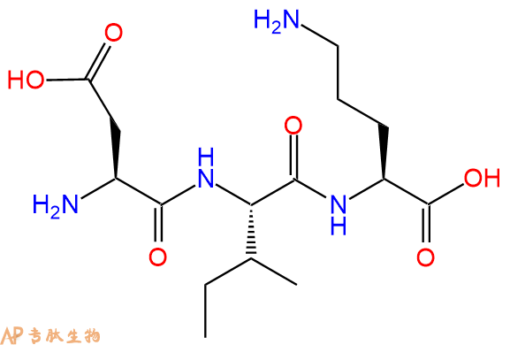 专肽生物产品H2N-Asp-Ile-Orn-OH