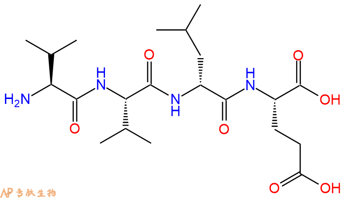 专肽生物产品H2N-Val-Val-DLeu-Glu-OH