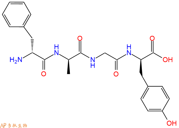 专肽生物产品H2N-DPhe-DAla-Gly-DTyr-OH
