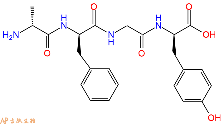 专肽生物产品H2N-DAla-DPhe-Gly-DTyr-OH