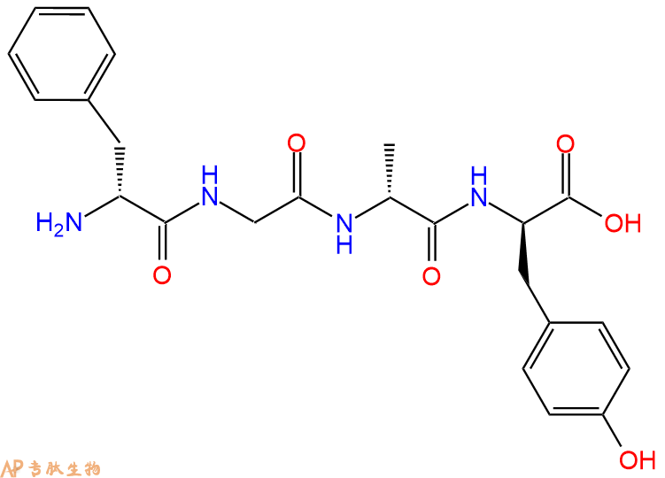 专肽生物产品H2N-DPhe-Gly-DAla-DTyr-OH